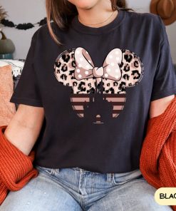 Comfort Colors Disney Minnie Leopard Castle Shirt