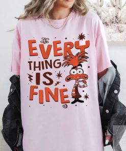 Everything Is Fine Anxiety Inside Out 2 Disney Shirt