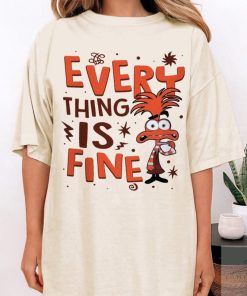 Everything Is Fine Anxiety Inside Out 2 Disney Shirt