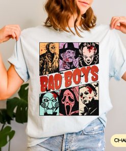 Comfort Colors Bad Boys Character Shirt, Horror Halloween T-shirt