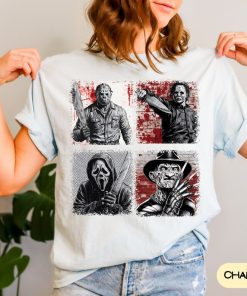 Comfort Colors Horror Movie Character Shirt, Horror Shirt, Scary Shirt