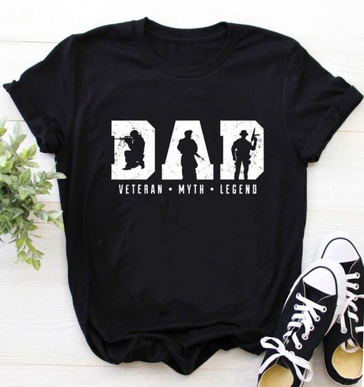 Veteran Shirt / Veteran T-shirt / Dad Shirt / Papa Shirt / Papa Gift /