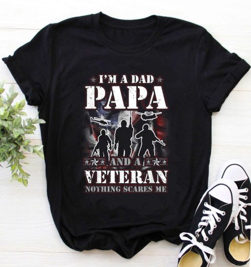 Veteran Shirt / Veteran T-shirt / Dad Shirt / Papa Shirt / Father's