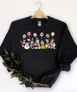 Disney Mickey and Friends Christmas Sweatshirt, Mickey Balloon Shirt