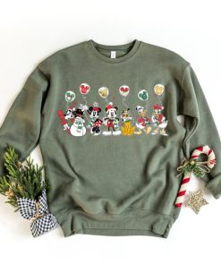 Disney Mickey and Friends Christmas Sweatshirt, Mickey Balloon Shirt