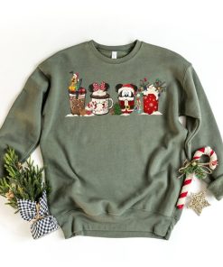 Disney Christmas Coffee Latte Sweatshirt