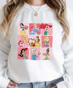 Retro Disney Princess Valentine Sweatshirt/Hoodie