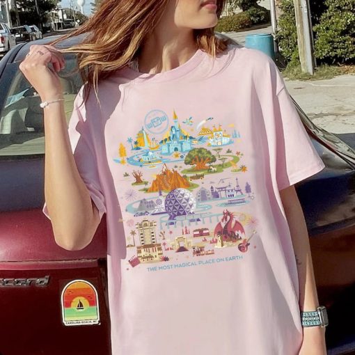 Disney Epcot Shirt, Vintage Epcot 1982 Shirt, Vintage Disney Shirt