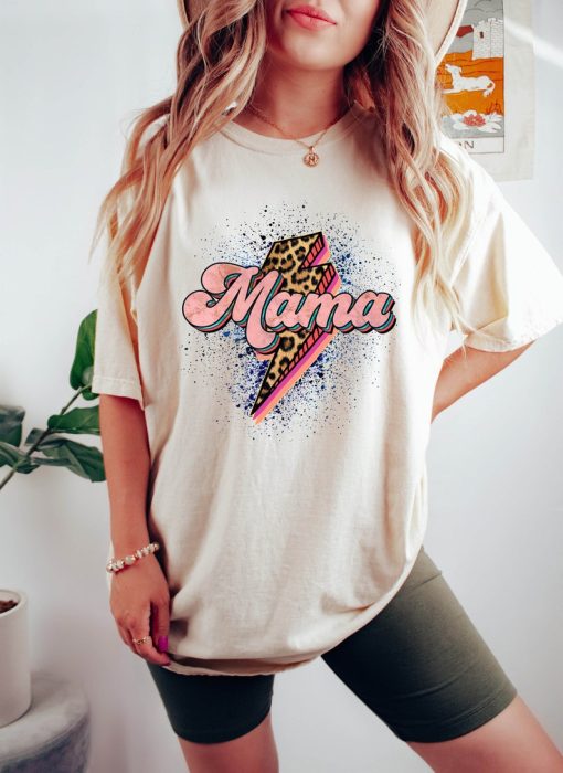 Leopard Mama Shirt Mom Shirt Shirt of Mom Mama Shirt Mama Tshirt