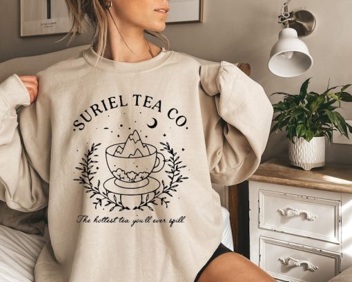 Suriel Tea Co Tshirt, Acotar Sweater, Bookish Sweat