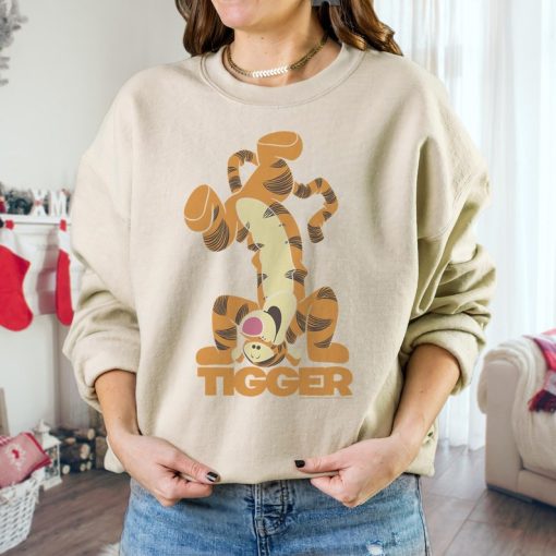 Disney Winnie The Pooh Tigger Upside Down Portrait T-Shirt