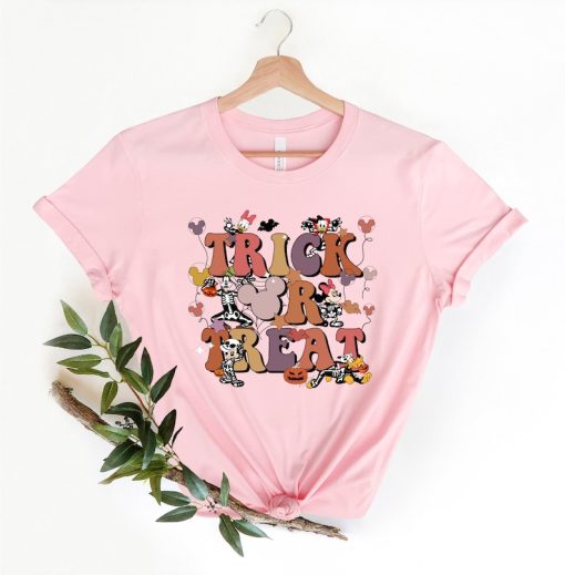 Disney Trick or Treat Halloween Shirt, Mickey Minnie and Friends Shirt