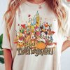 Vintage Cute Mickey and Friends Happy Thanksgiving Comfort Shirt