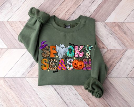 Spooky Season Ghost Sweatshirt, Ghost Sweatshirt, Halloween Favorite