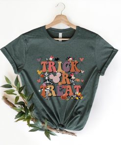 Disney Trick or Treat Halloween Shirt, Mickey Minnie and Friends Shirt