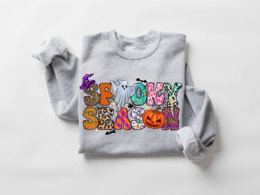 Spooky Season Ghost Sweatshirt, Ghost Sweatshirt, Halloween Favorite