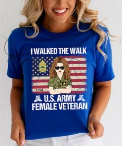 Personalized Female Veteran T-shirt, Veteran Mom Shirt