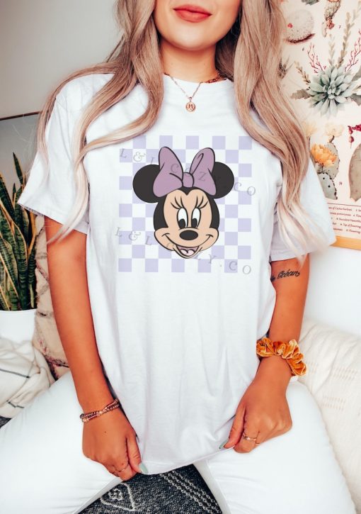 Minnie checkered Shirt - Minnie Mouse Shirt - Disney Trip Shirt -