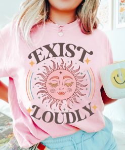 Exist loudly shirt | boho feminist | feminism gift