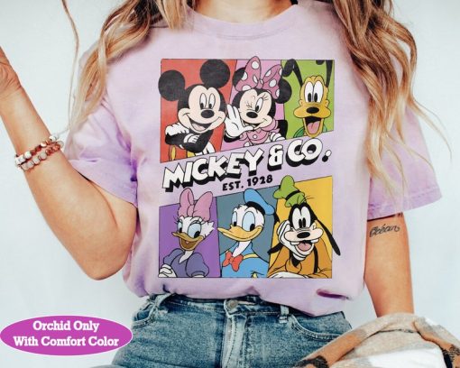 Disney Mickey & Co Est.1928 Mickey And Friends Retro Shirt