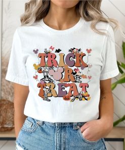 Disney Trick or Treat Halloween Shirt, Mickey Minnie and Friends Shirt