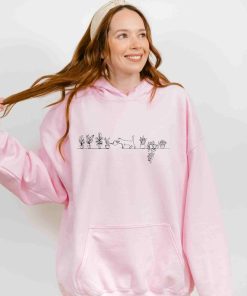 Cat Watering Plants Sweatshirt, Plant Lady Hoodie, Plants Sweatshirt