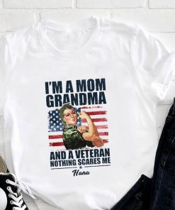 Mom Grandma Veteran T-Shirt