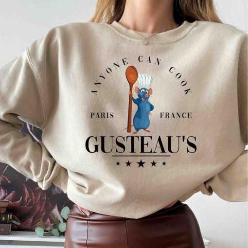 Ratatouille Sweatshirt, Ratatouille Hoodie, Anyone Can Cook Sweatshirt