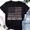 Pround Female Veteran T-Shirt