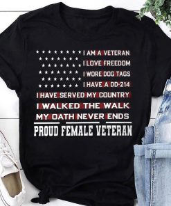 Pround Female Veteran T-Shirt