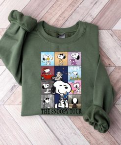 Swift Eras Tour Snoopy Sweatshirt, Snoopy Dog Sweater