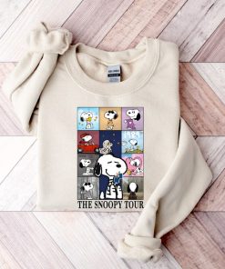 Swift Eras Tour Snoopy Sweatshirt, Snoopy Dog Sweater