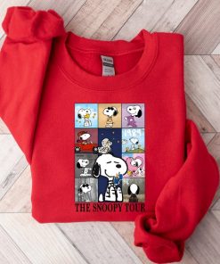 Swift Eras Tour Snoopy Sweatshirt, Snoopy Dog Sweater