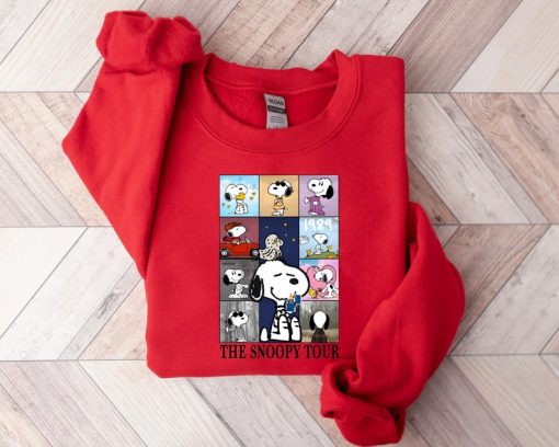 Swift Eras Tour Snoopy Sweatshirt, Snoopy Dog Sweater