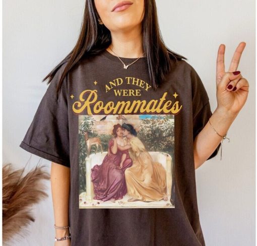 And they were roommates shirt | lesbian pride shirt