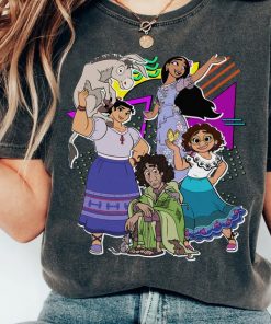 Disney Retro 90s Style Group Encanto Characters Squad Shirt