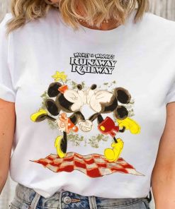 Retro Mickey & Minnie's Runaway Railway Shirt, Cute Disney Park Tee