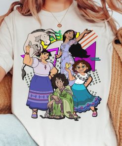 Disney Retro 90s Style Group Encanto Characters Squad Shirt