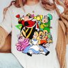 Disney Retro 90s Style Group Alice in Wonderland Characters Squad Shir