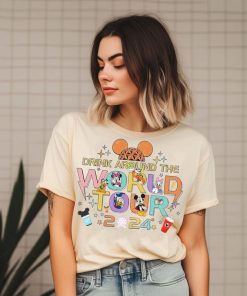 Traveler Epcot 2024 Shirt, Drink Around The World T-shirt