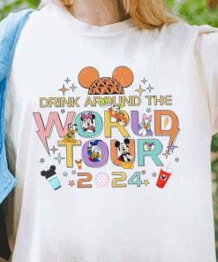 Traveler Epcot 2024 Shirt, Drink Around The World T-shirt