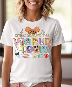 Traveler Epcot 2024 Shirt, Drink Around The World T-shirt