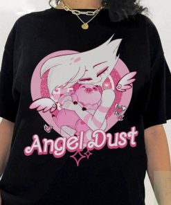 Hazbin Hotel Angel Dust And Fat Nugget Lover Tshirt