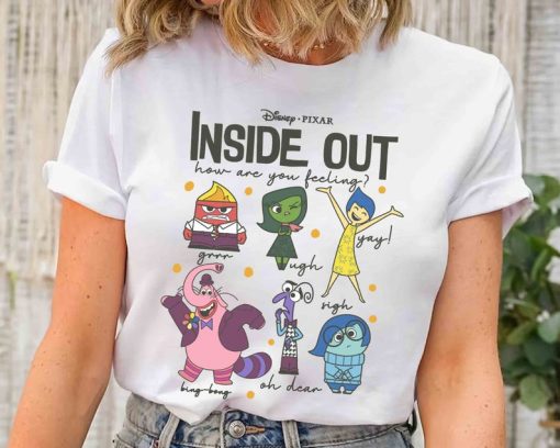 Disney Pixar Inside Out How Are You Feeling Group Shot T-shirt