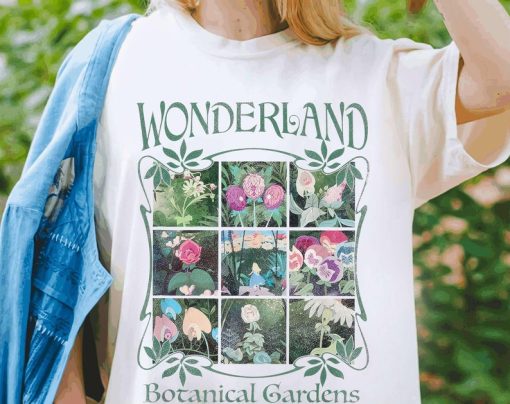 Disney Alice In Wonderland Botanical Gardens Shirt