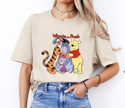 Disney Pooh Friends Hugging Winnie The Pooh Shirt