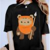 Star Wars Wicket Ewok Chibi Kawaii Cute Graphic T-Shirt