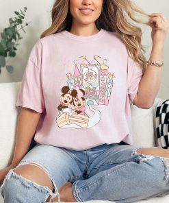 Rainbow Pastel Ride Comfort Colors shirt - Disneyland Comfort Colors