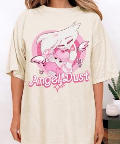 Hazbin Hotel Angel Dust And Fat Nugget Lover Tshirt