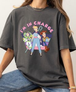 Retro Vintage Disney Pixar Toy Story Bo Peep I'm In Charge Shirt